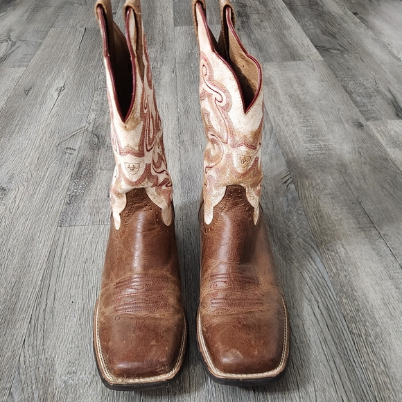 Ariat Womens Quickdraw Western Boots-Square Toe - Picture 4 of 11